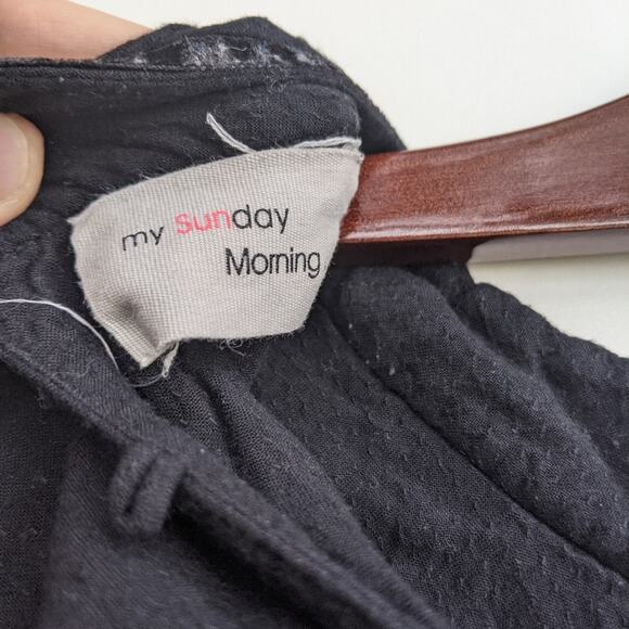 My Sunday Morning Embroidered High Neck Blouse S - Picture 6 of 9